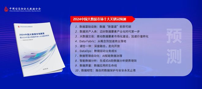 乐鱼体育官方网站数据新纪元丨《2024中邦大数据墟市十大枢纽词预测》颁布(图2)