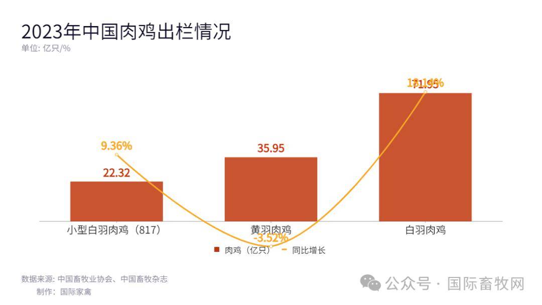 乐鱼体育2023年我邦度禽出产数据领悟：肉鸡、肉鸭、肉鹅等通盘产能均创史乘新高(图2)